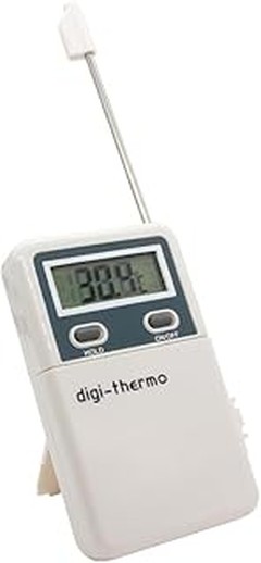 Guía para utilizar un termómetro con sonda plegable para pizza