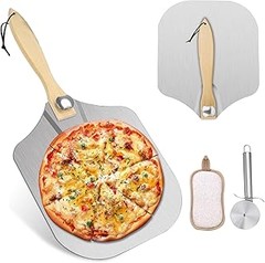 ¿Cuál es el precio promedio de una pala de mango corto para pizza?