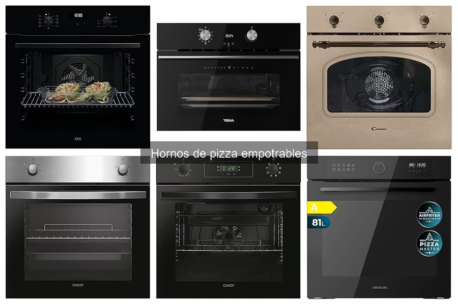 Accesorios esenciales para hornos de pizza empotrables