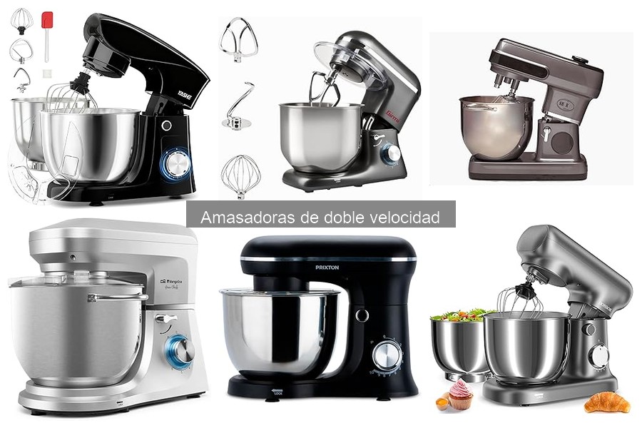 Accesorios útiles para amasadoras de doble velocidad
