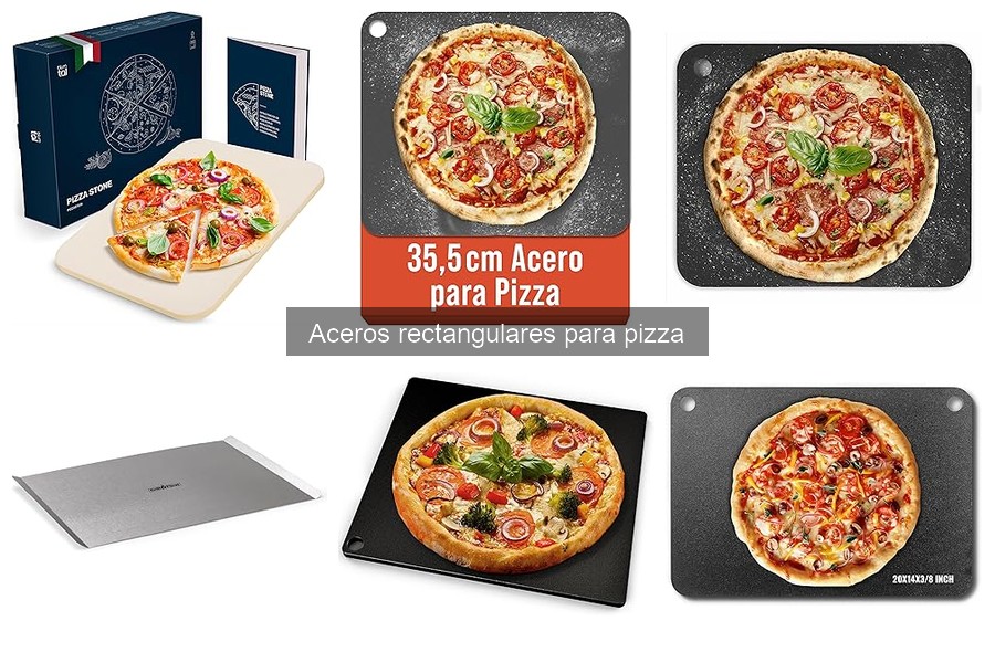 Alternativas a aceros rectangulares para hacer pizza en casa