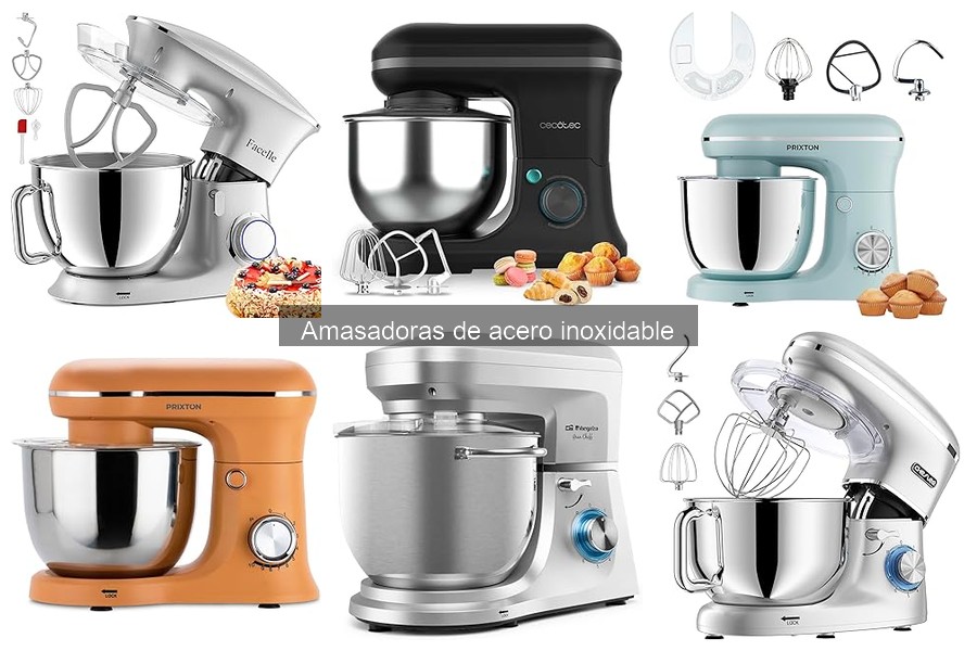 Alternativas a amasadoras de acero inoxidable para pizza