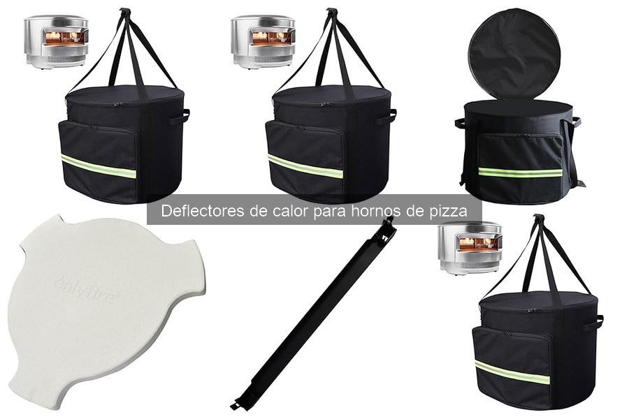 Alternativas a deflectores de calor para hacer pizza en casa