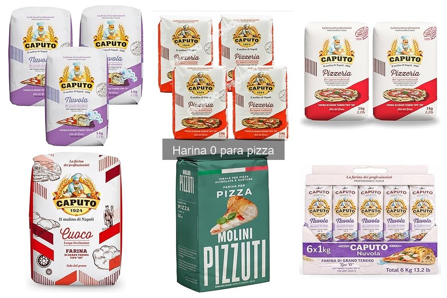 Alternativas a la harina 0 para hacer pizza en casa