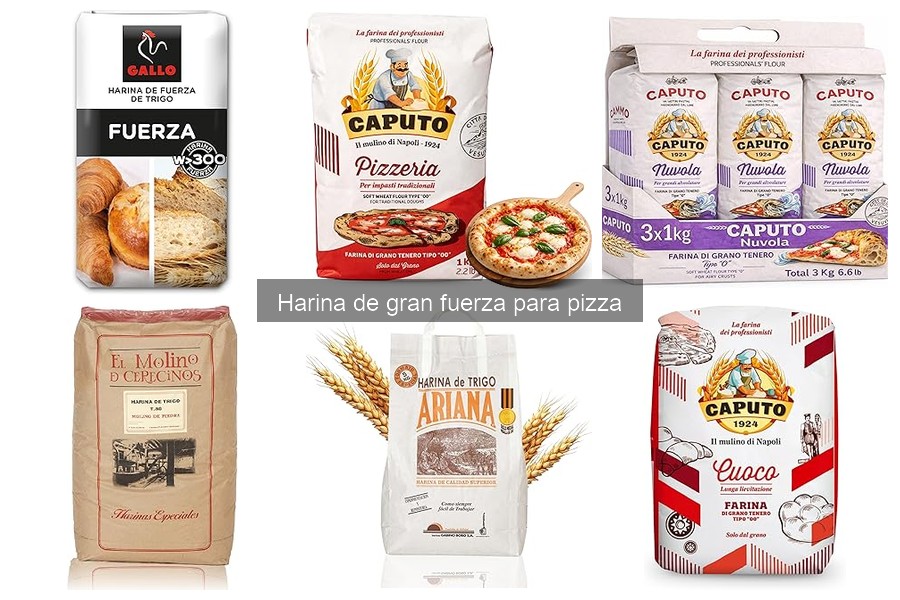 Alternativas a la harina de gran fuerza para hacer pizza