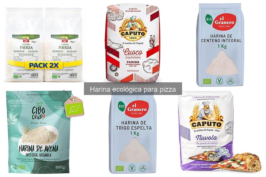 Alternativas a la harina ecológica para hacer pizza