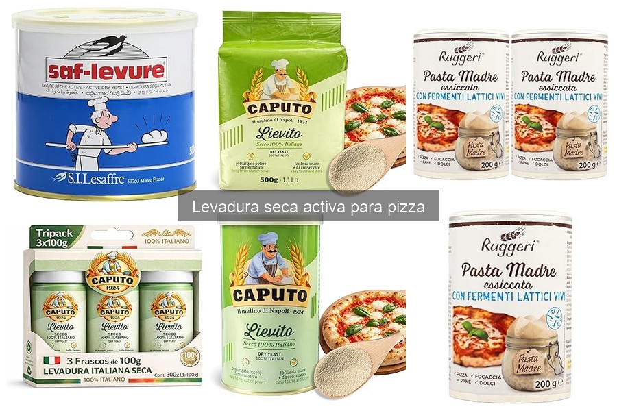 Alternativas a la levadura seca activa para hacer pizza