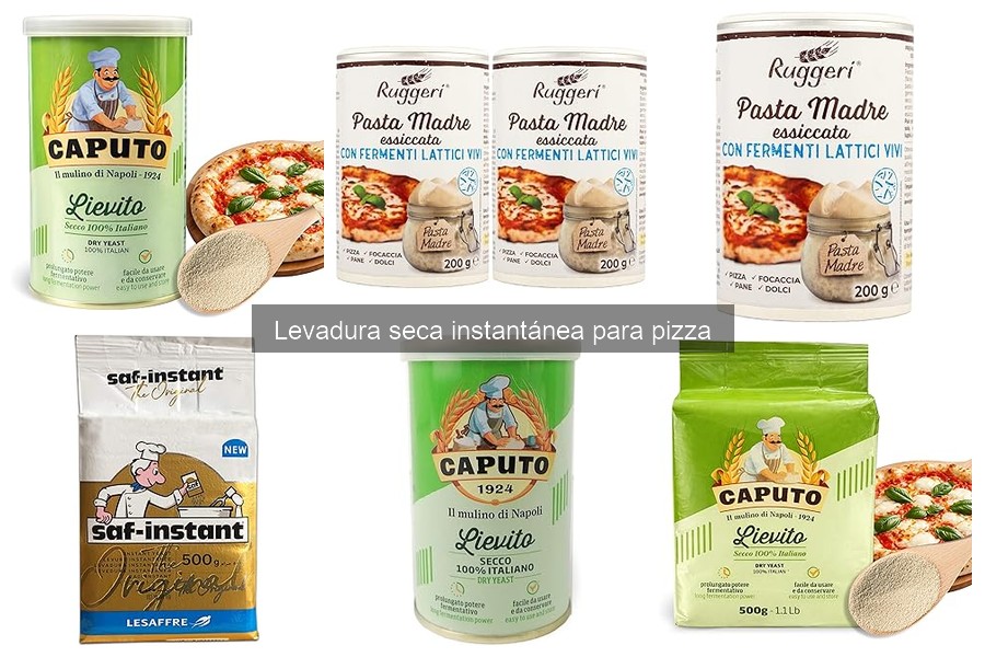 Alternativas a la levadura seca instantánea para pizza