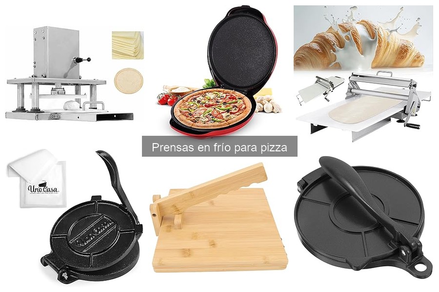 Alternativas a la prensa en frío para hacer pizza en casa