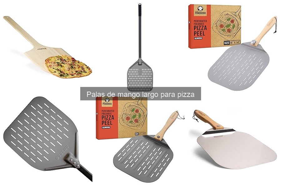 Alternativas a las palas de mango largo para pizza