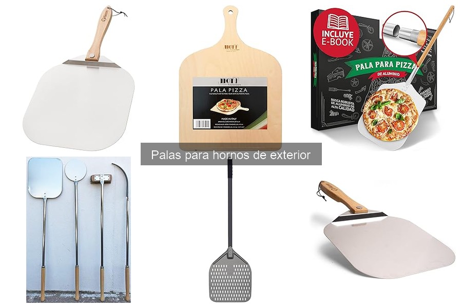 Alternativas a las palas para hornos de exterior