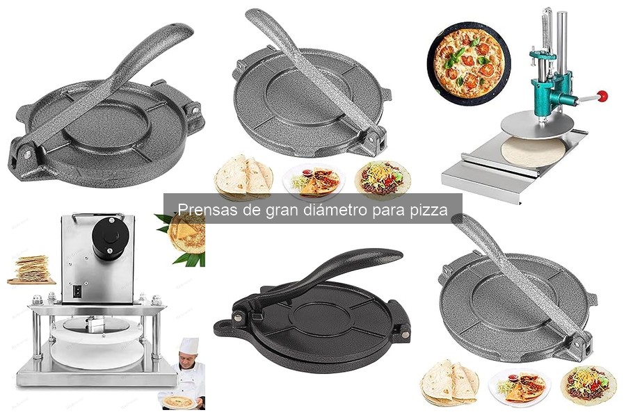 Alternativas a las Prensas de Gran Diámetro para Pizza
