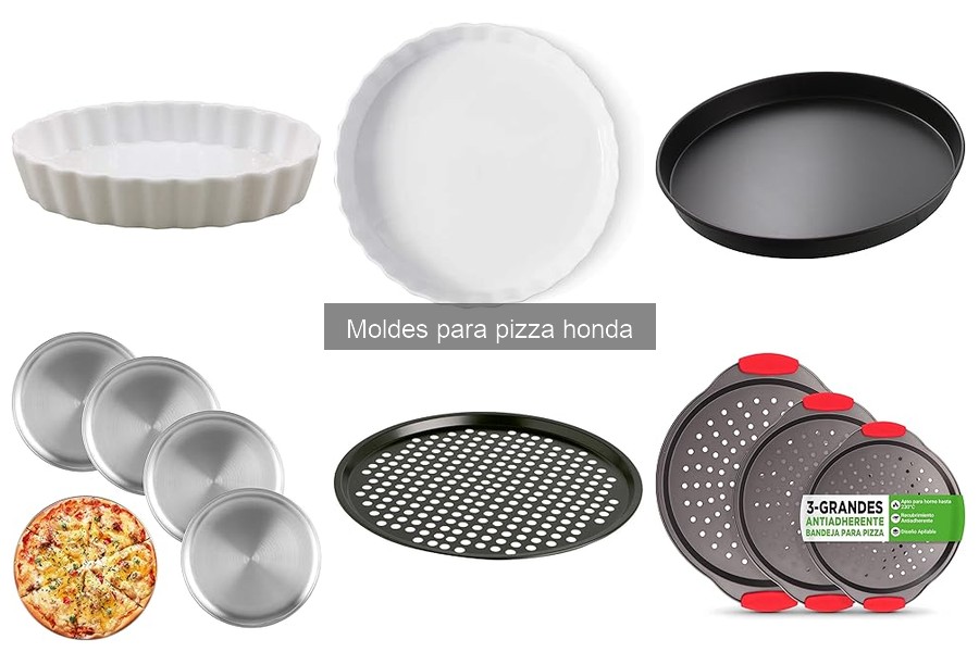Alternativas a los moldes para pizza honda en casa
