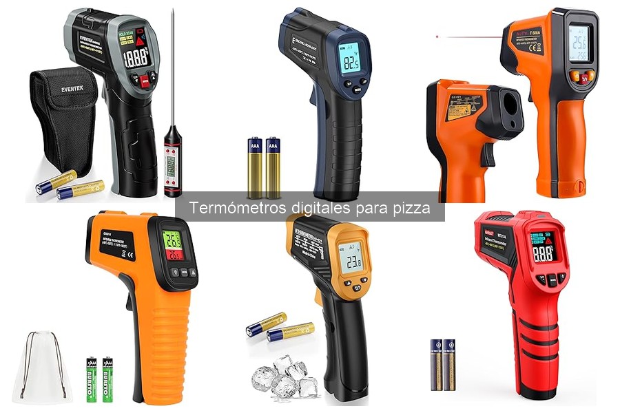 Alternativas a los termómetros digitales para hacer pizza