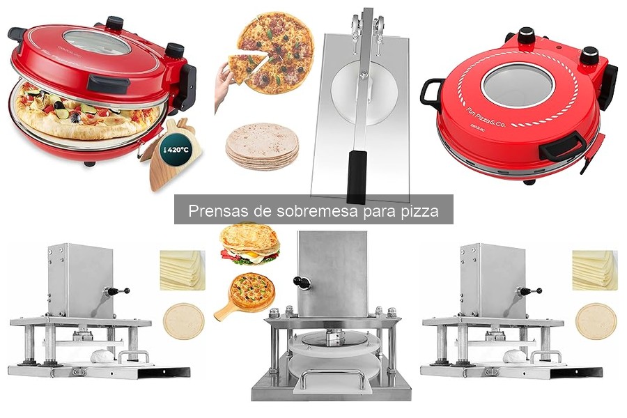 Alternativas a prensas de sobremesa para hacer pizza