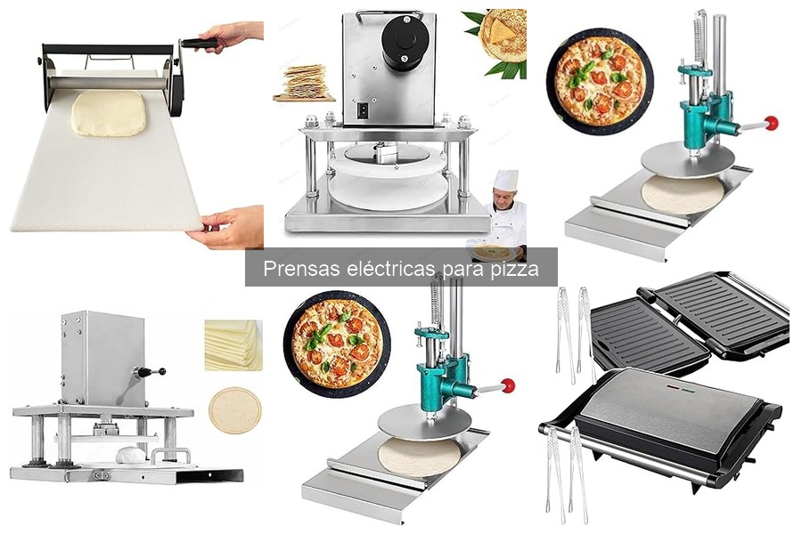 Alternativas a prensas eléctricas para hacer pizza en casa