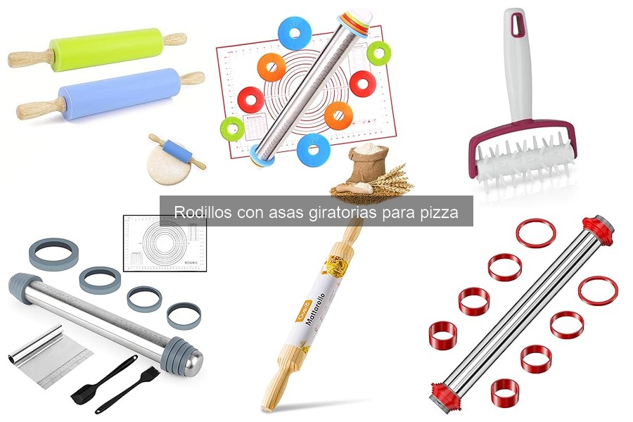 Alternativas a rodillos con asas giratorias para pizza
