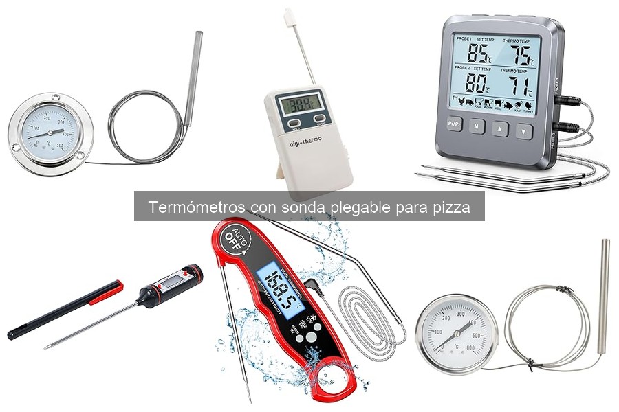 Alternativas a termómetros con sonda para medir la temperatura de pizza