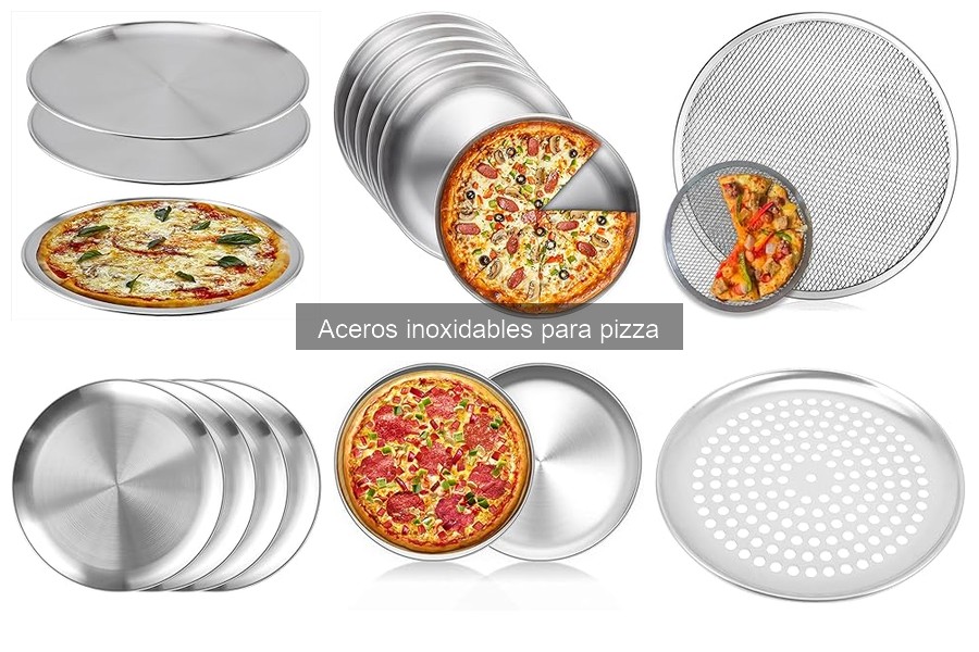 Alternativas al acero inoxidable para hacer pizza