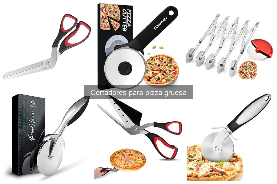 Alternativas efectivas a los cortadores de pizza gruesa