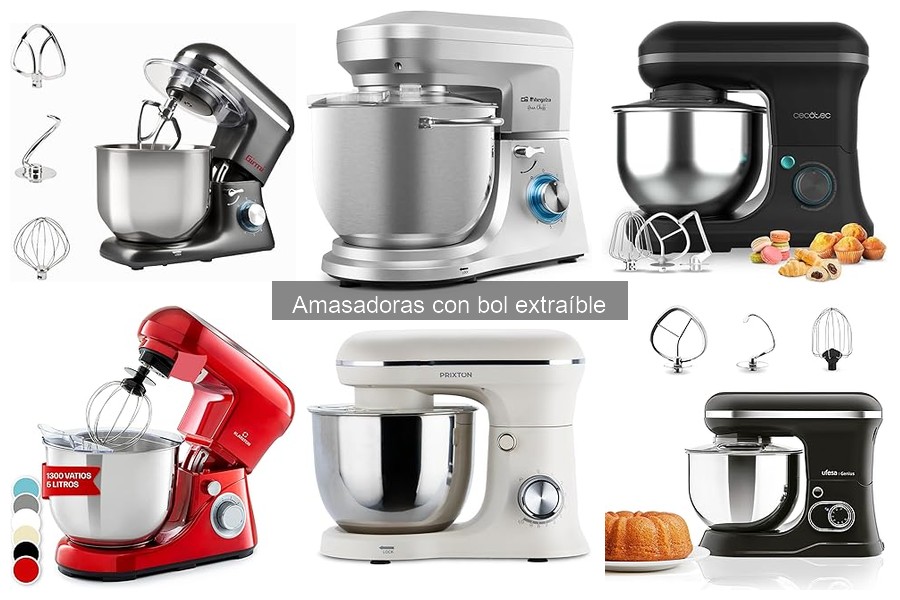 Amasadoras con bol extraíble: ¿Qué son y cómo funcionan?