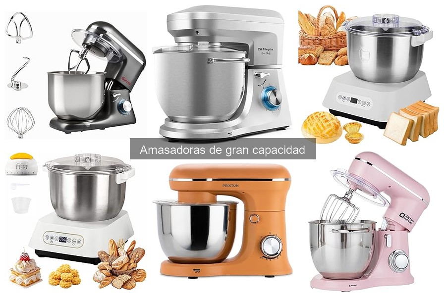 Amasadoras de gran capacidad para pan y pizza: ¿cuál elegir?