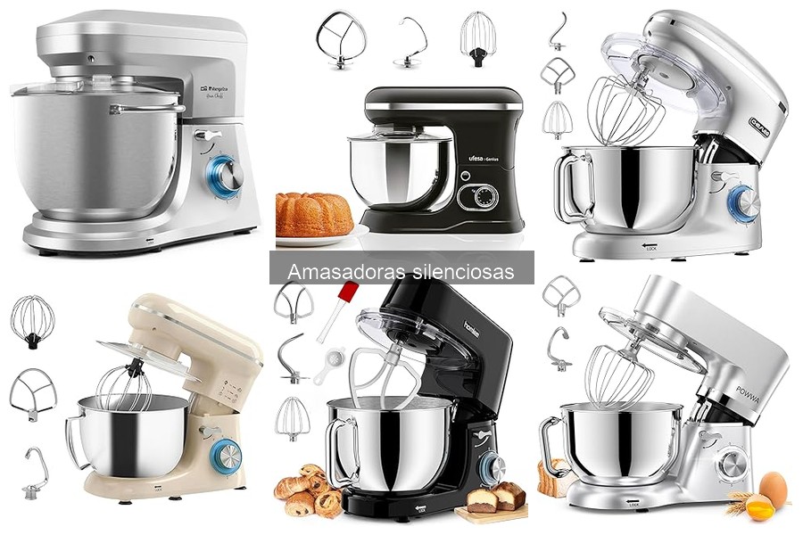 Amasadoras silenciosas recomendadas por chefs expertos