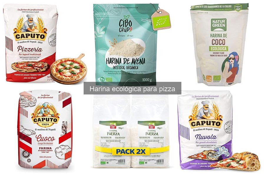 Beneficios de la harina ecológica para hacer pizza