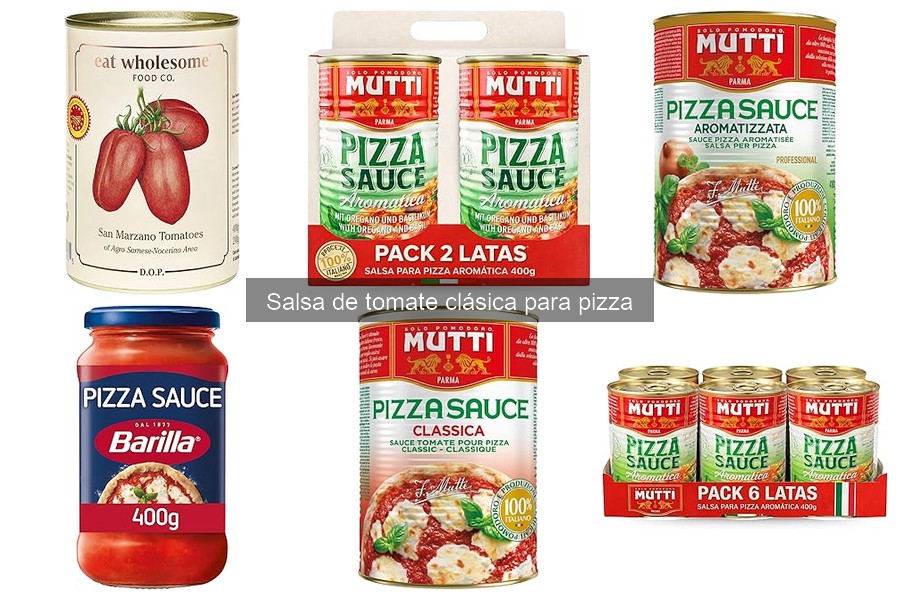 Beneficios de la Salsa de Tomate Clásica para Pizza