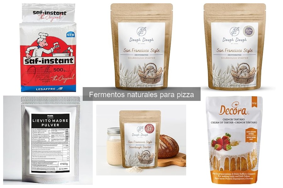 Beneficios de usar fermentos naturales para pizza