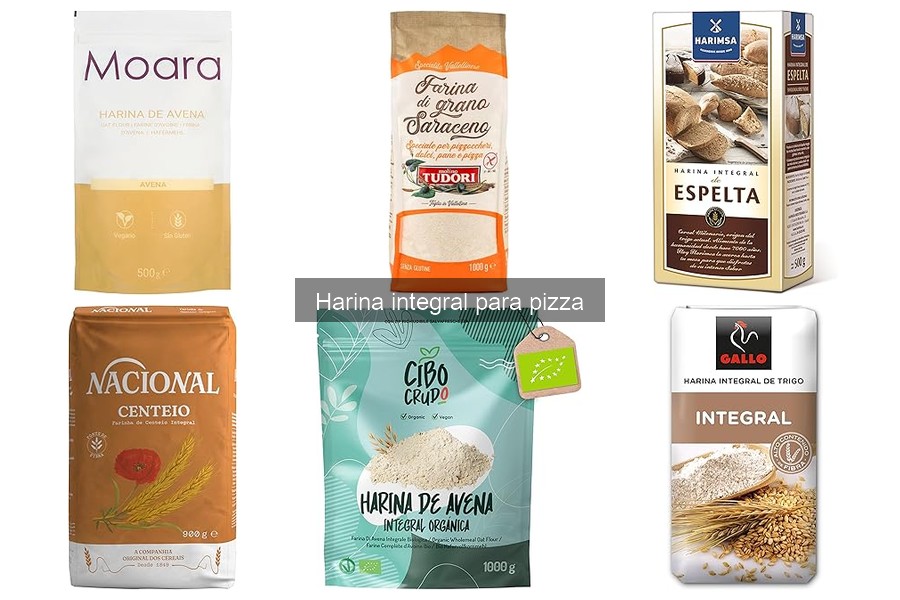 Beneficios de usar harina integral para pizza en casa