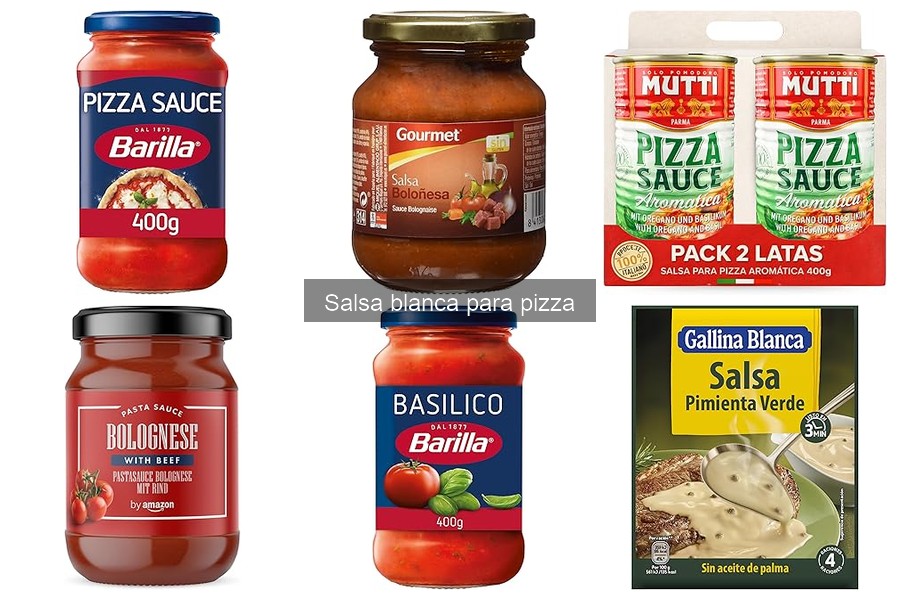 Beneficios de usar salsa blanca en la pizza