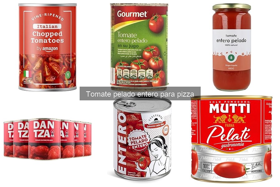 Beneficios de usar tomates pelados enteros en pizza