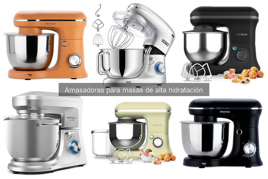 Características esenciales de amasadoras para masas hidratadas