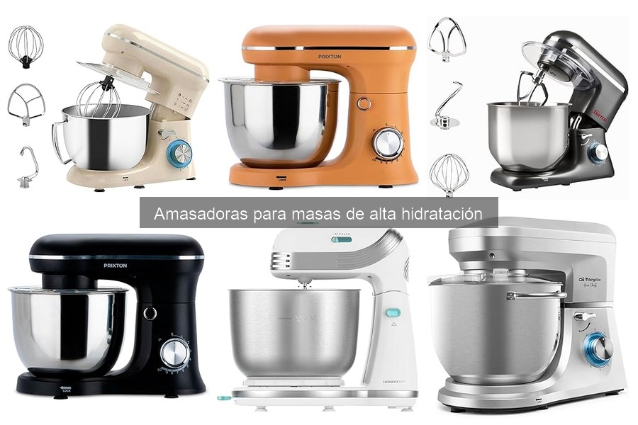 Cómo elegir la mejor amasadora para masas de alta hidratación
