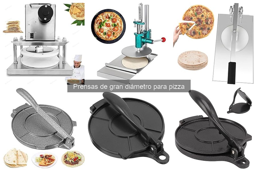 Cómo elegir la mejor prensa de gran diámetro para pizza