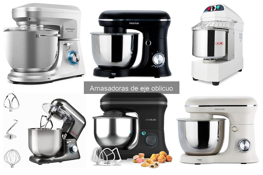 Cómo limpiar y mantener amasadoras de eje oblicuo