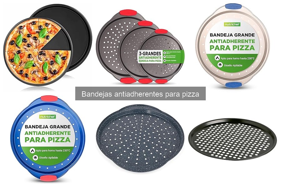 Cómo usar bandejas antiadherentes para pizza en casa