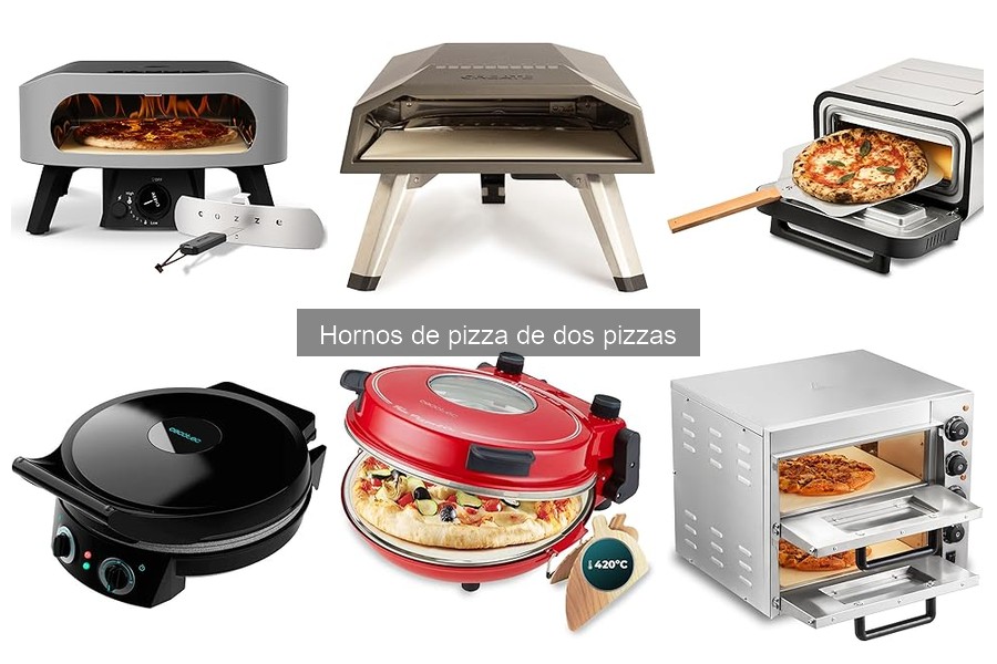 Cómo usar correctamente un horno de pizza de dos pizzas