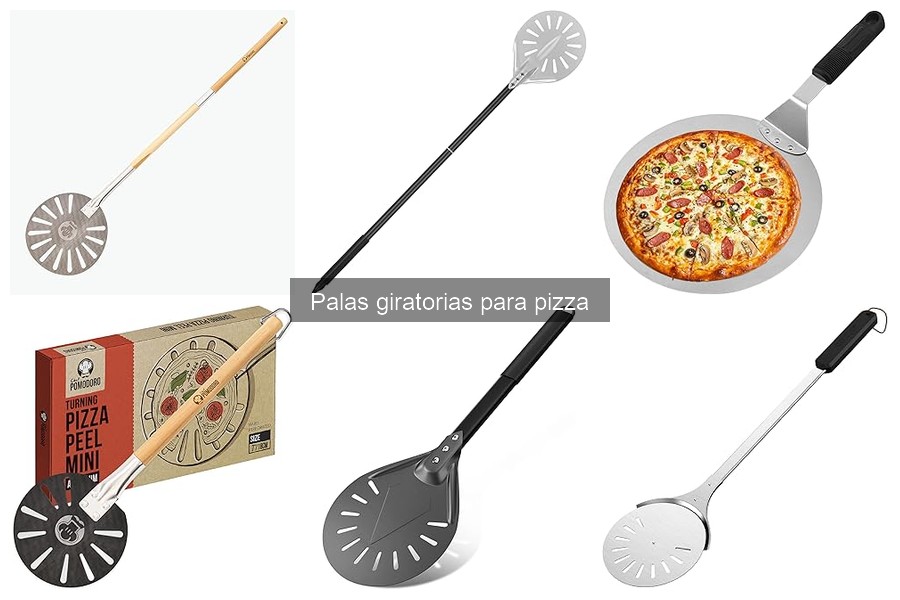 Cómo usar correctamente una pala giratoria para pizza