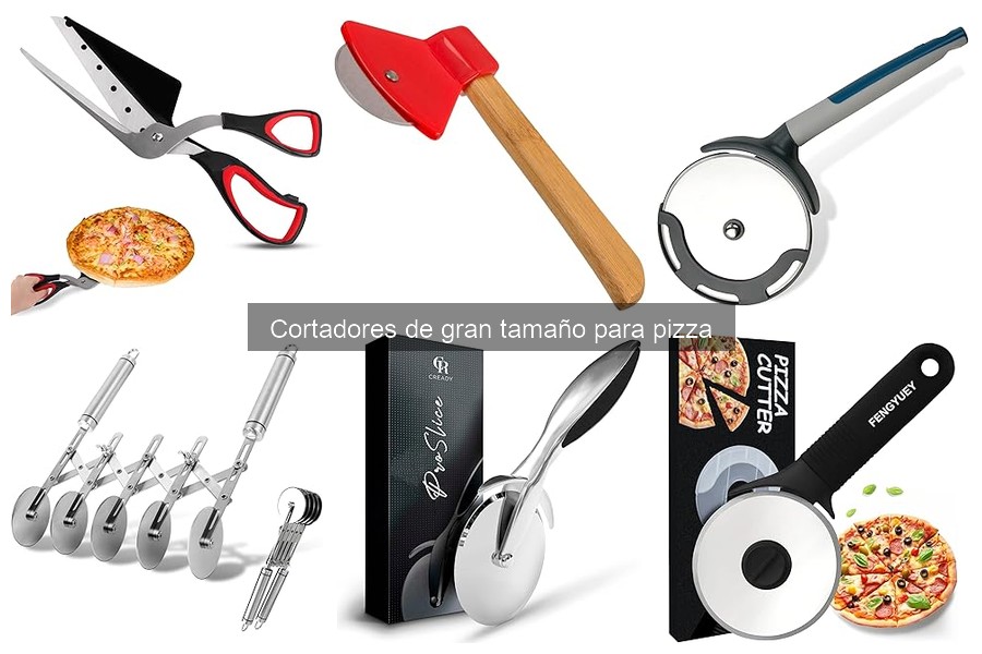 Cómo usar cortadores de pizza de gran tamaño efectivamente