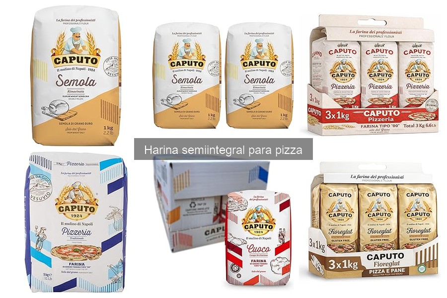 Cómo usar harina semiintegral para pizza: consejos prácticos