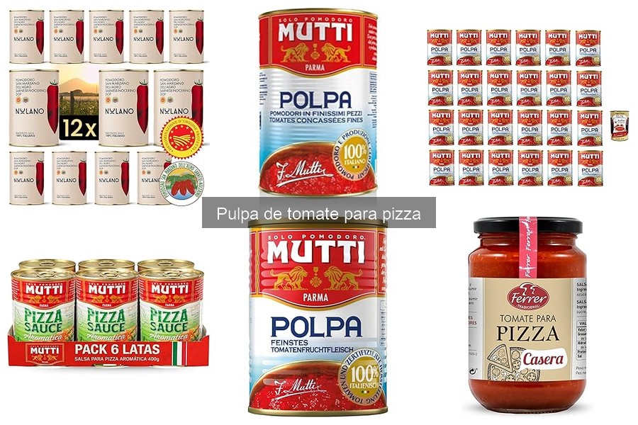 Cómo usar pulpa de tomate para hacer pizza deliciosa