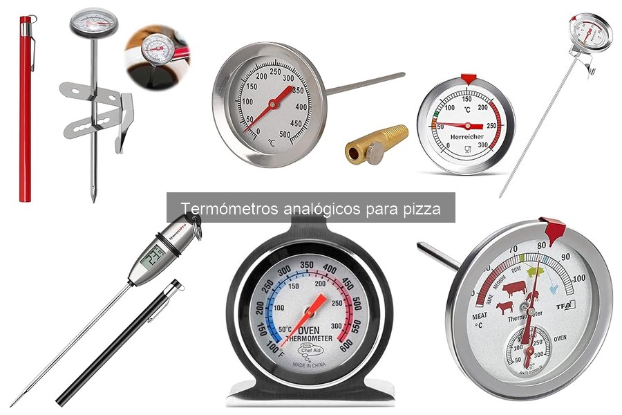Cómo usar un termómetro analógico para hacer pizza