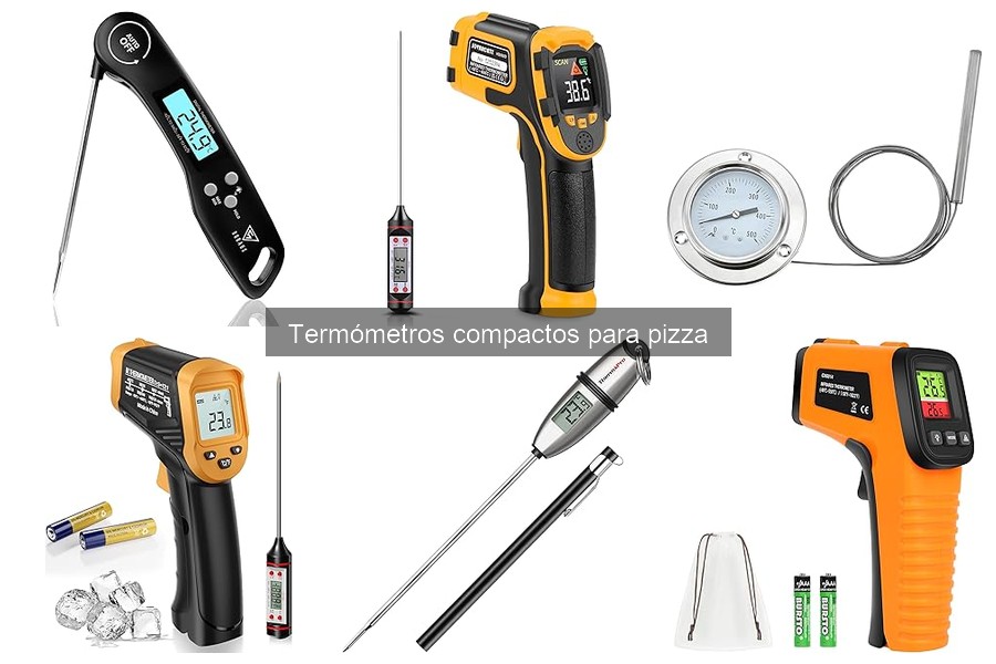 Cómo usar un termómetro compacto para hacer pizza