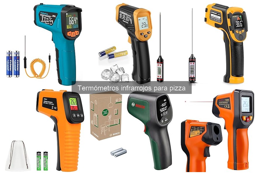 Cómo usar un termómetro infrarrojo para pizza efectivamente