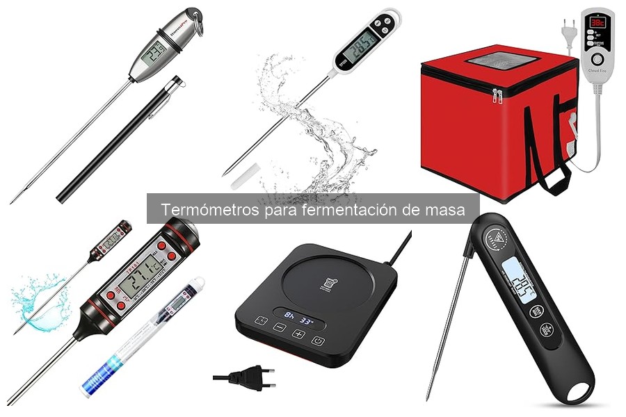 Cómo usar un termómetro para fermentación de masa