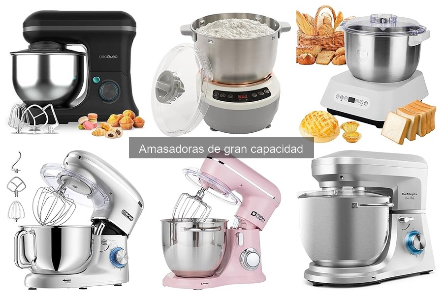 Cómo usar una amasadora de gran capacidad para hacer masa