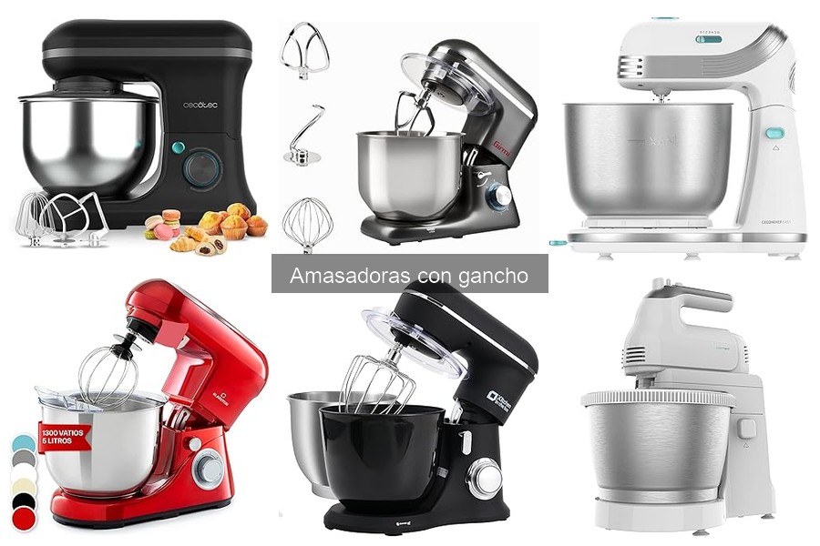 Comparativa: Amasadoras con gancho vs. de varilla