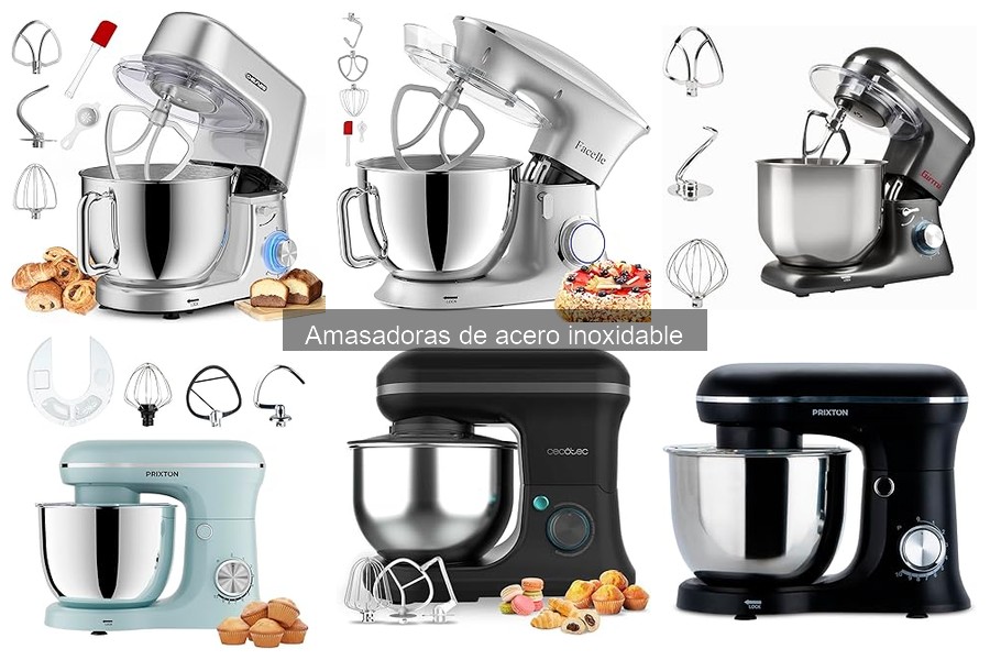 Comparativa: Amasadoras de Acero Inoxidable vs Plástico